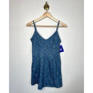 JoyLab Blue Sailor Print Active Dress